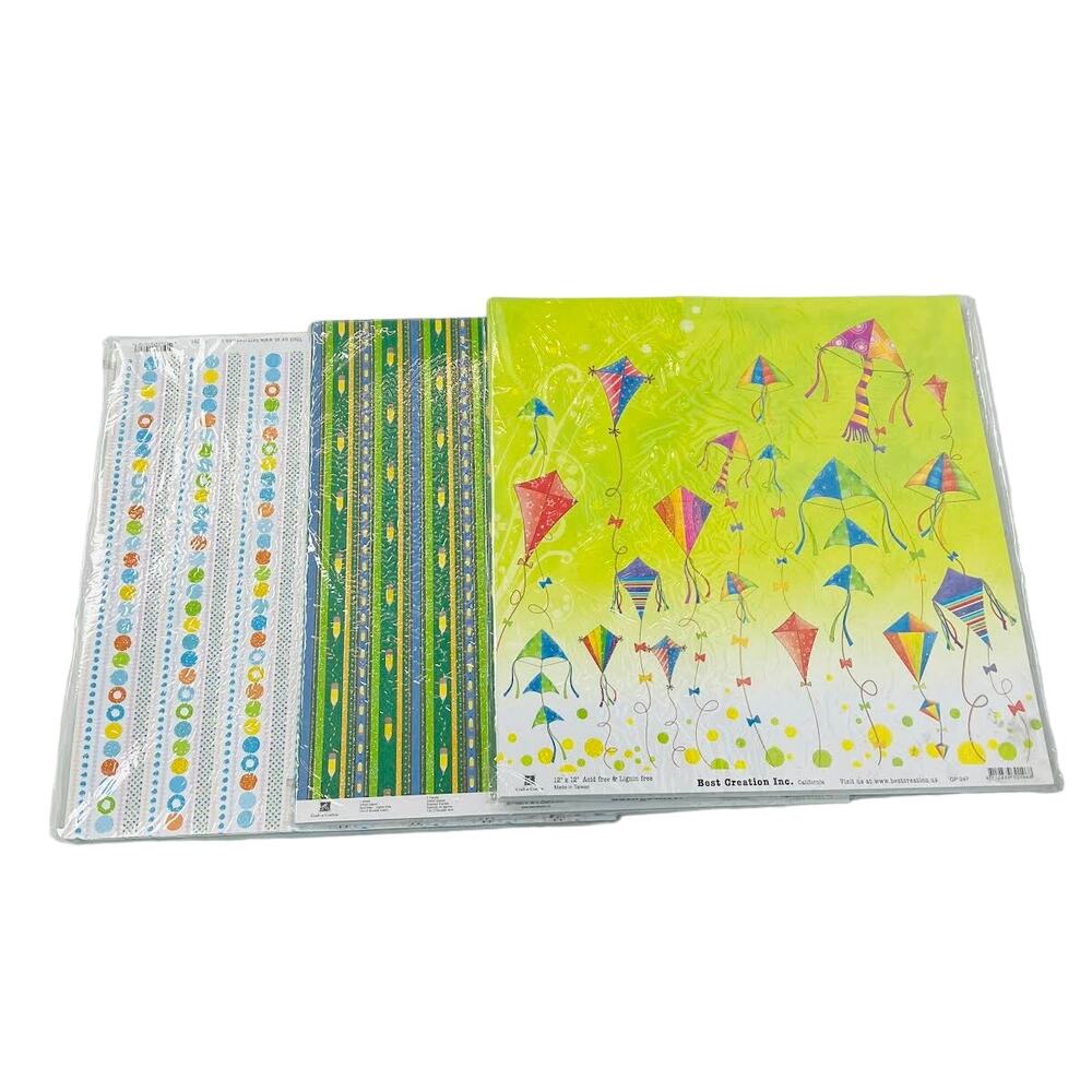NEW! Best Creation‎ 12"x12" Scrapbooking Paper 25 Count/ Pack of 3